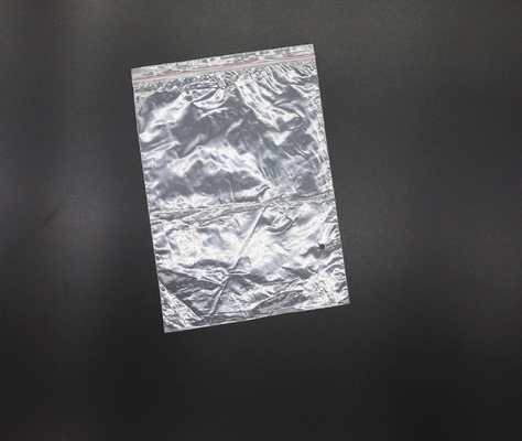 SGS Plastic Packaging Bag Poly Transparent Resealable Ziplock Bag For Food