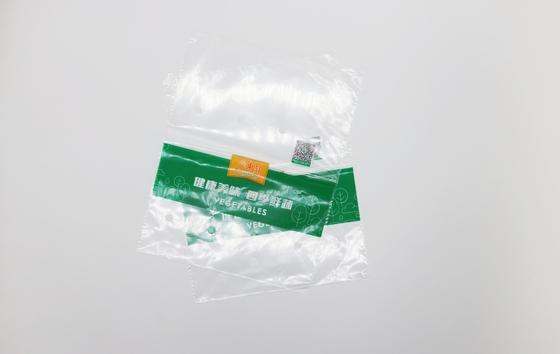 Fresh Lettuce Salad Leafy Vegetables BOPP Packaging Pouches Anti Fog Disposable
