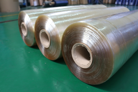 0.03mm Thickness PVC Film Roll Packaging 245cm Width Non Phthalate