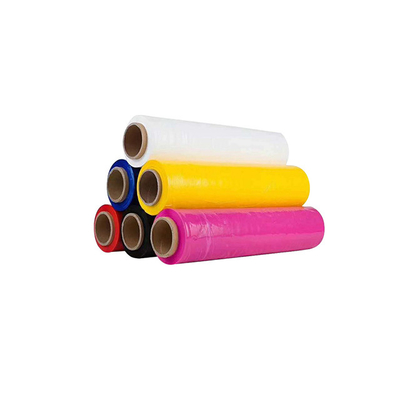 Clear Plastic Pallet Stretch Film Wrap Flexible 52MPa Customized Color