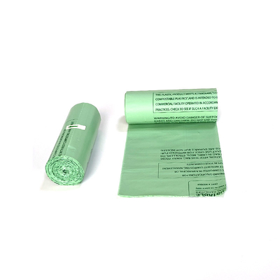 Disposable Large Biodegradable Plastic Trash Bags PLA Compostable With Logos