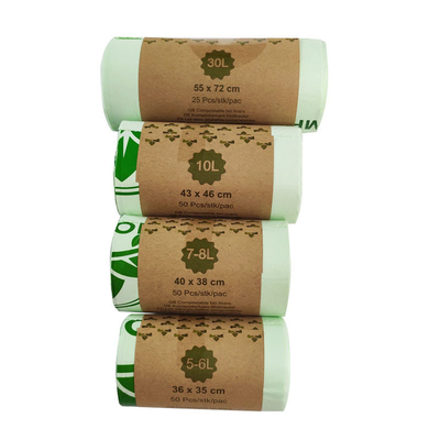 Supermarket Vegetable Biodegradable Plastic Bags Printed Logo For Shopping