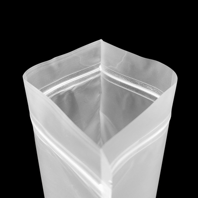 Clear PE Zip Lock Stand Up Pouch Bags SGS Approved For Food Packaging