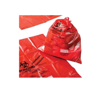 Plastic Autoclave Biohazard Garbage Bag Waste Disposal For Hospital