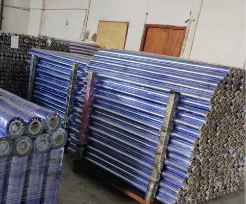 Recyclable Transparent Color Film Plastic Sheets 1.7KG Flexible Packaging Film 0.15mm Thick