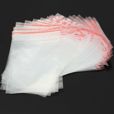 Food Packaging Poly PE Ziplock Bag Clear Promotion Customized Size