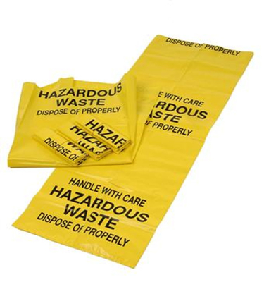 HDPE / LDPE Yellow Autoclavable Biohazard Bag Disposable For Medical Waste