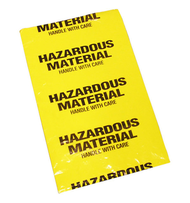 HDPE / LDPE Yellow Autoclavable Biohazard Bag Disposable For Medical Waste